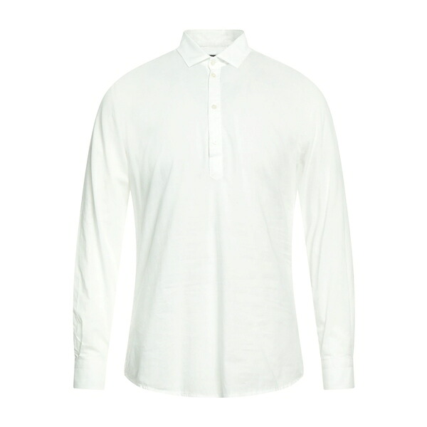 【貨物輸送無料】 メッサジェリエ メンズ プルオーバー トップス Shirts White トップス-メンズファッション
