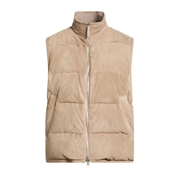 【送料無料】 ゼニア メンズ ジャケット＆ブルゾン アウター Vests Beige｜asty