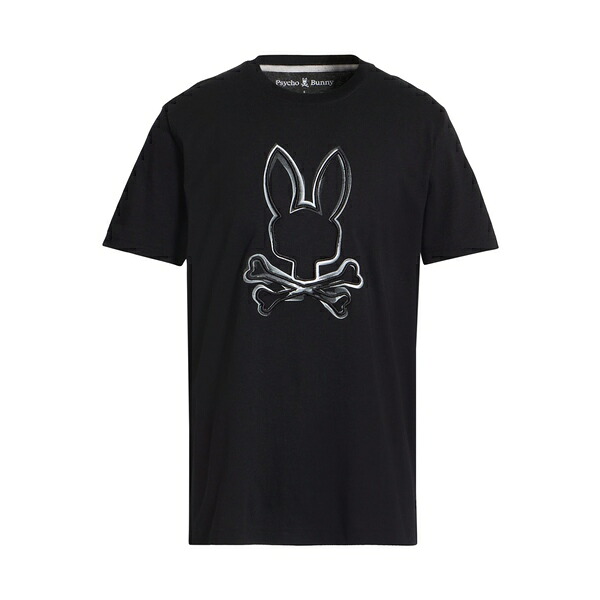 【送料無料】 サイコバニー メンズ Tシャツ トップス T-shirts Black｜asty