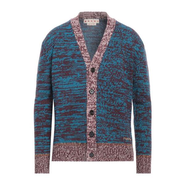 【貨物輸送無料】 マルニ メンズ ジレー アウター Cardigans Blue