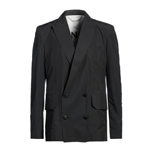 【貨物輸送無料】 バルマン メンズ 上衣＆上衣 アウター Blazers Black