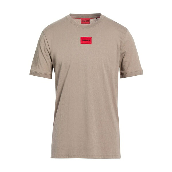 【送料無料】 ヒューゴボス メンズ Tシャツ トップス T-shirts Brown｜asty