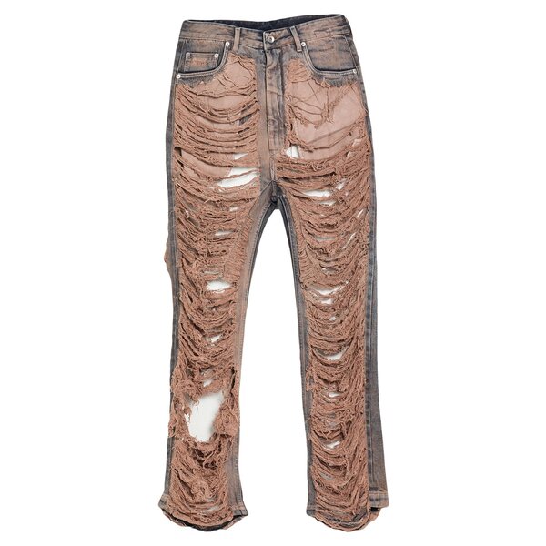 【貨物輸送無料】 リックオウエンス メンズ ジーンズズボン下 ボトムス Jeans Blue