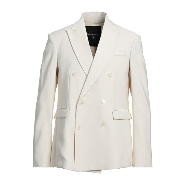【貨物輸送無料】 パトリツィア ペペ メンズ 上衣＆上衣 アウター Blazers White