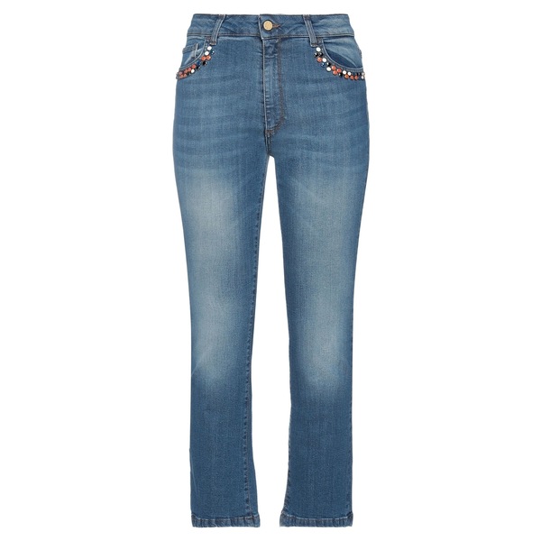 【送料無料】 マニラグレース レディース デニムパンツ ボトムス Jeans Blue
