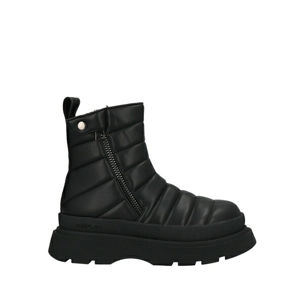 【貨物輸送無料】 リプレー レディース ブーツ シューズ Ankle boots Black