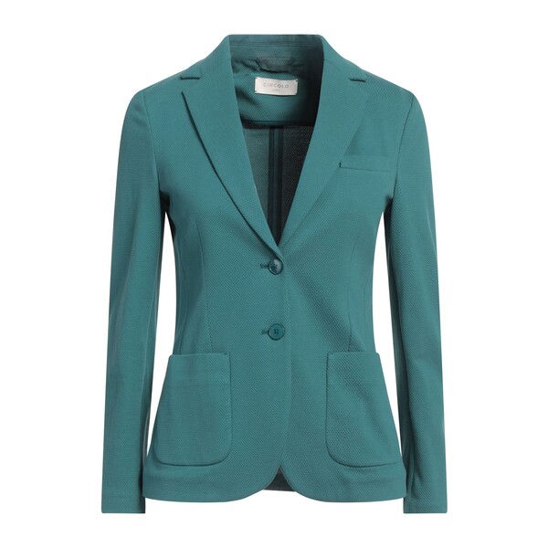 【送料無料】 チルコロ1901 レディース ジャケット＆ブルゾン アウター Blazers Green