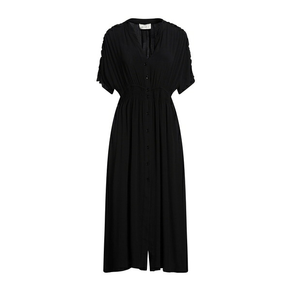 【送料無料】 メイメイジェイ レディース ワンピース トップス Midi dresses Black