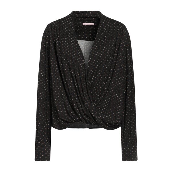 【送料無料】 クリスティーナティ レディース Tシャツ トップス Tops Black