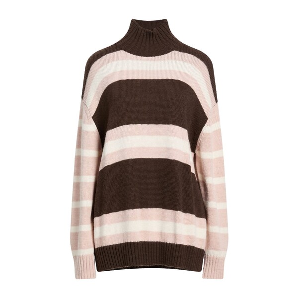 【送料無料】 ヴィコロ レディース ニット&セーター アウター Turtlenecks Brown