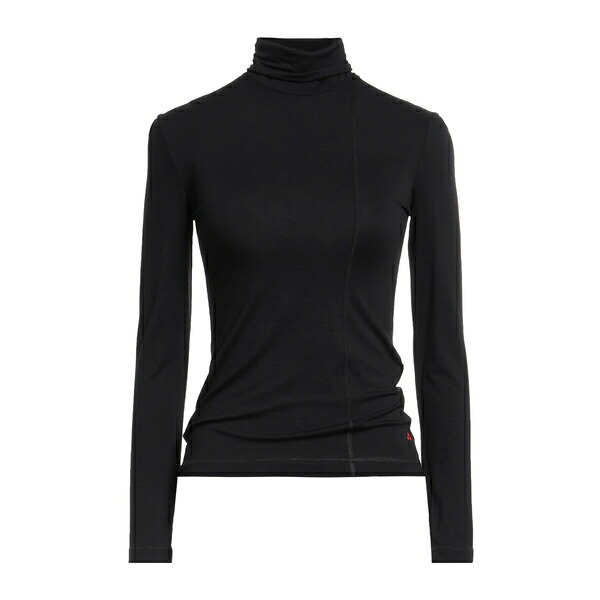 【貨物輸送無料】 ピューテリー レディース プルオーバー トップス T-shirts Black