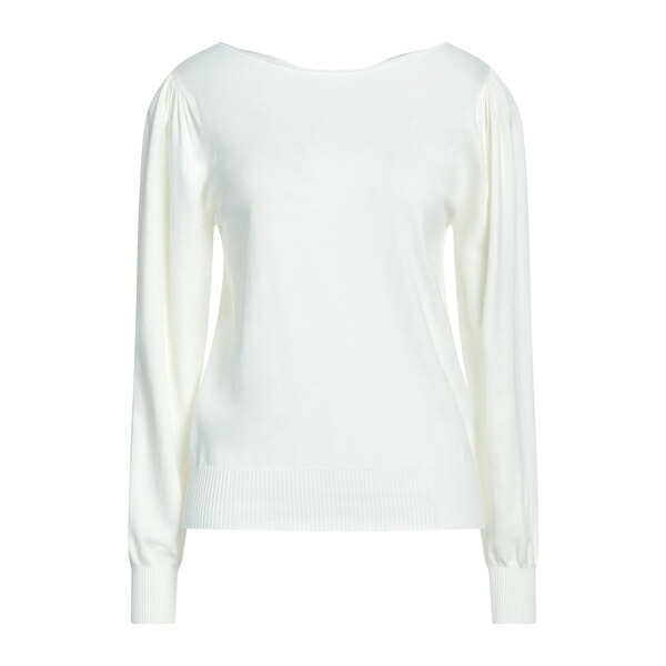 【送料無料】 ツインセット レディース ニット\u0026セーター アウター Sweaters White