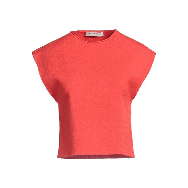【送料無料】 フィロソフィーデロレンゾセラフィーニ レディース ニット&セーター アウター Sweaters Red