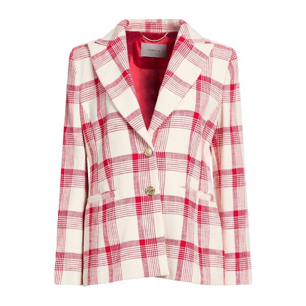 【送料無料】 マレーラ レディース ジャケット＆ブルゾン アウター Blazers Red