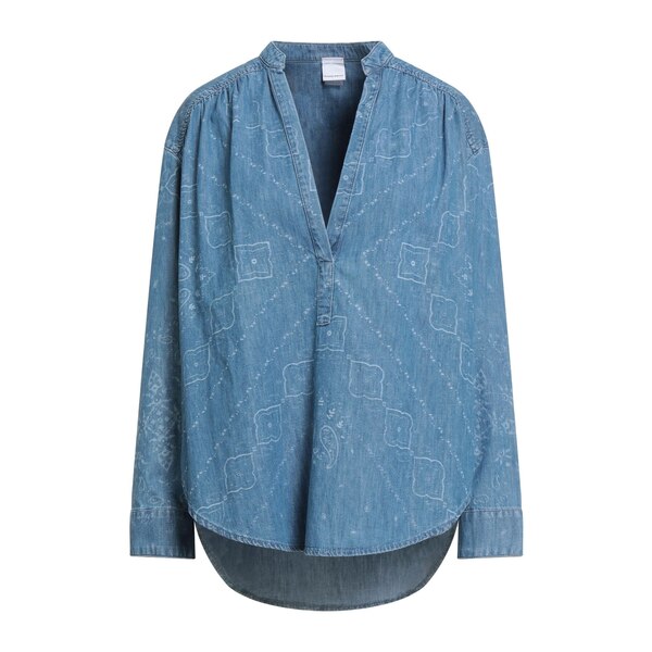 【送料無料】 ピンコ レディース Tシャツ トップス Tops Blue