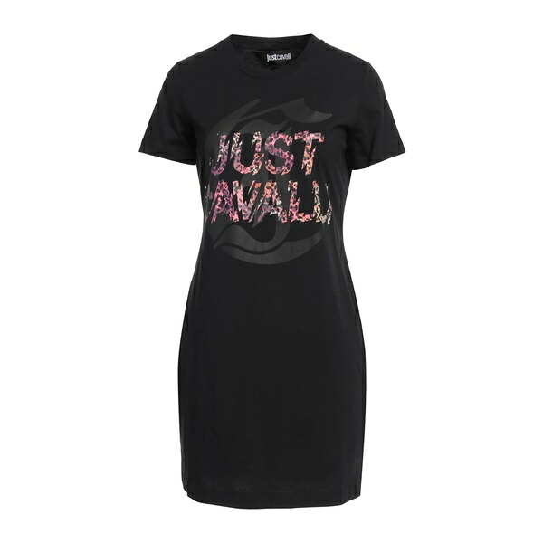 【送料無料】 ロベルトカヴァリ レディース ワンピース トップス Mini dresses Black