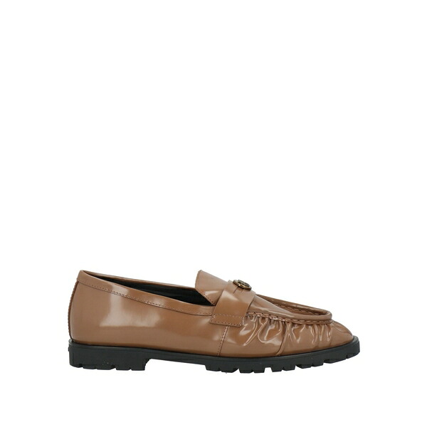 【貨物輸送無料】 ピンコ レディース スリッポン・ローファー シューズ Loafers Brown