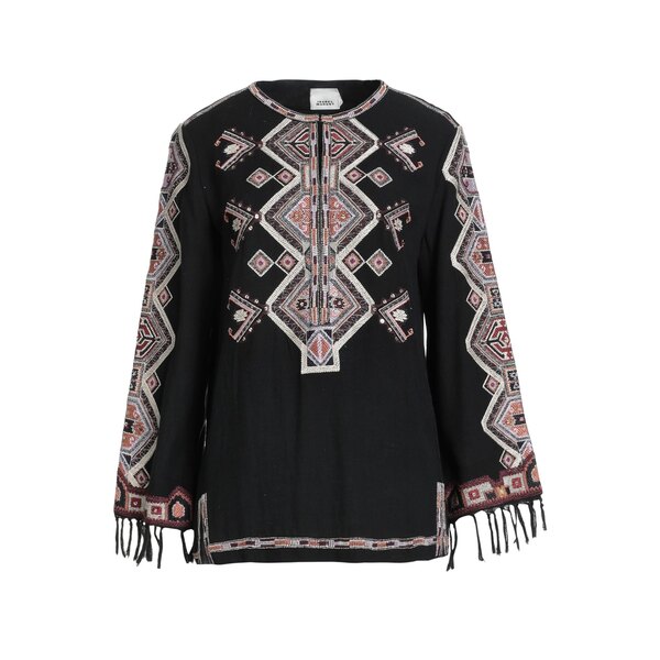【送料無料】 イザベル マラン レディース Tシャツ トップス Tops Black