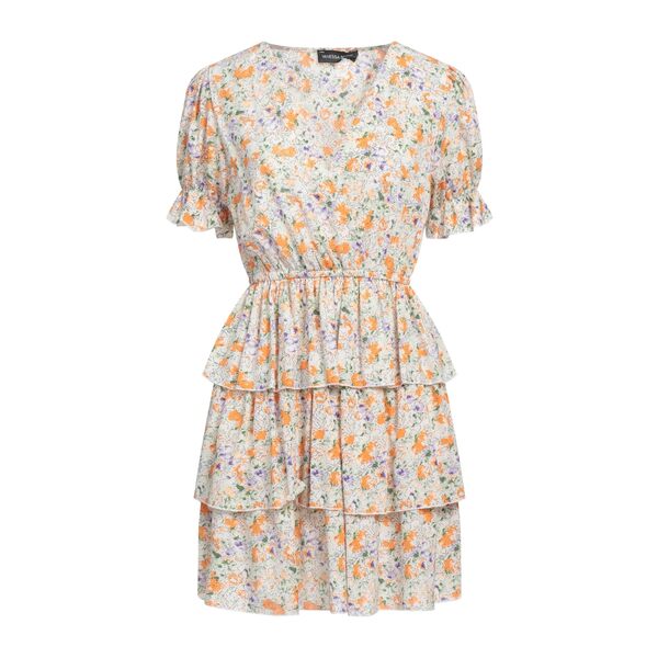 【送料無料】 ヴァネッサ スコット レディース ワンピース トップス Mini dresses Orange