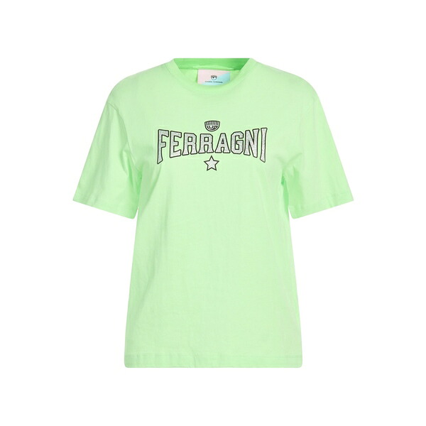 【送料無料】 シアラフェラーニ レディース Tシャツ トップス T-shirts Green