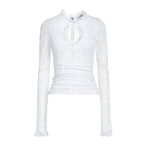 【送料無料】 エムエスジイエム レディース Tシャツ トップス Tops White