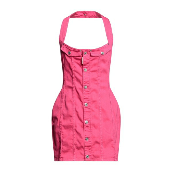 【送料無料】 ディースクエアード レディース ワンピース トップス Mini dresses Pink