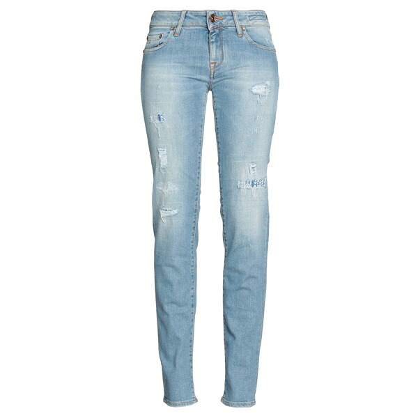 【送料無料】 ヤコブ コーエン レディース デニムパンツ ボトムス Jeans Blue｜asty