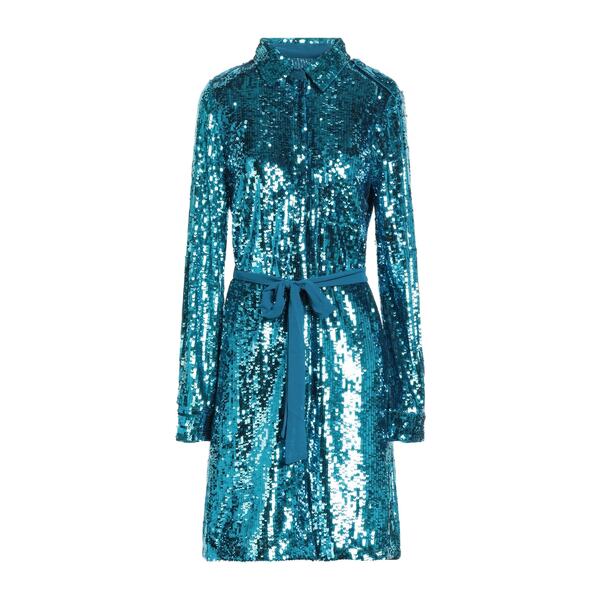 【送料無料】 ピンコ レディース ワンピース トップス Mini dresses Azure
