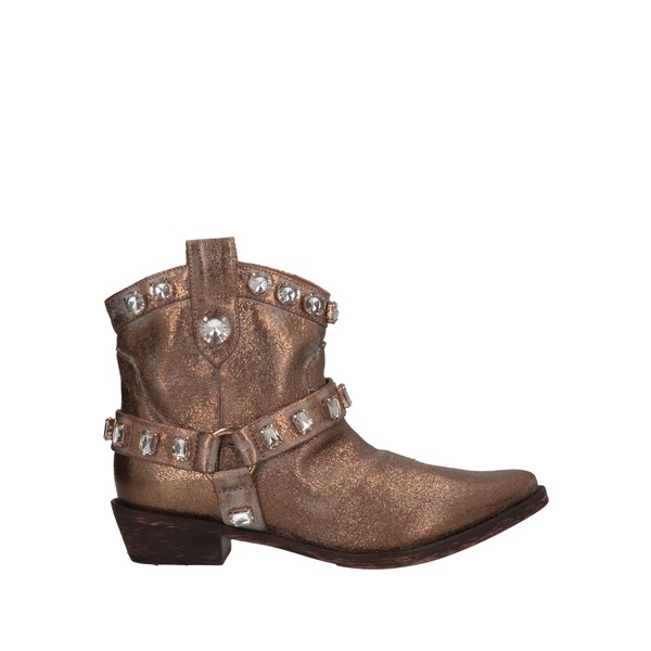 【貨物輸送無料】 コーラル青色 レディース ブーツ シューズ Ankle boots Metallic