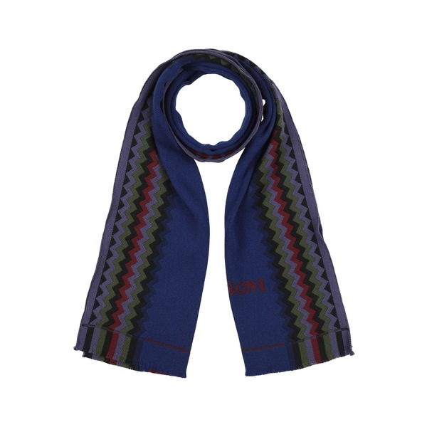 【送料無料】 ミッソーニ レディース マフラー・ストール・スカーフ アクセサリー Scarves Blue