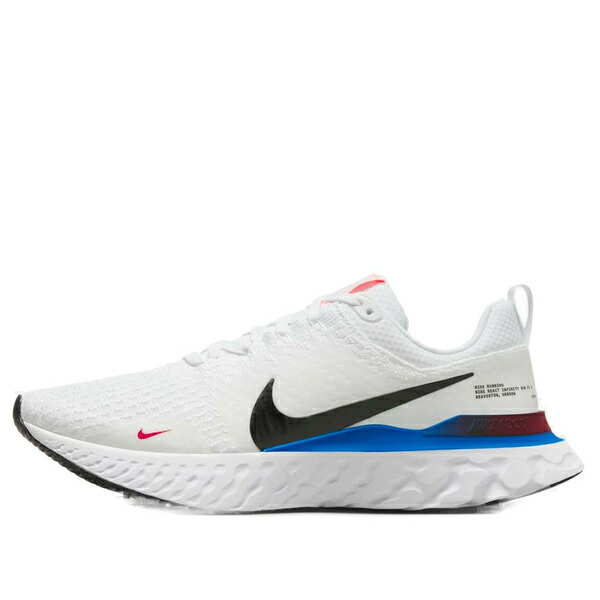 Nike ナイキ メンズ スニーカー 【Nike React Infinity Run Flyknit 3 \u0027White Photo Blue Red\u0027 FJ3994-100】  大きさ US_10(28.0糎)