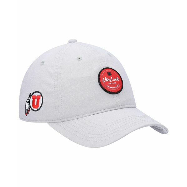 ブラッククローバー レディース オックスフォード シューズ Men's Gray Utah Utes Oxford Circle Adjustable Hat Gray画像