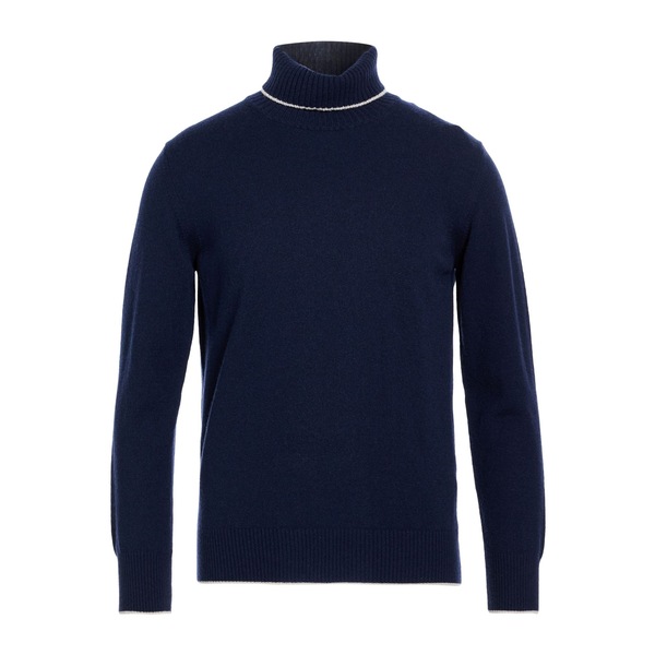 【貨物輸送無料】 イレブンティ メンズ 編み物\u0026プルオーバー アウター Turtlenecks Blue