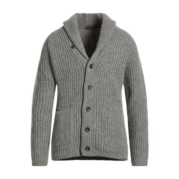 【貨物輸送無料】 ザノーネ メンズ ジレー アウター Cardigans Grey