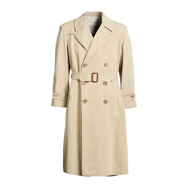 【貨物輸送無料】 マルタンマルジェラ メンズ 上衣＆上衣 アウター Overcoats \u0026 Trench Coats Beige