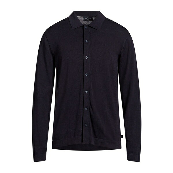 【送料無料】 ハケット メンズ カーディガン アウター Cardigans Blue|asty