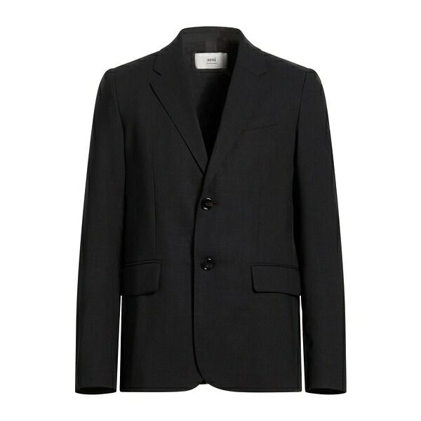 【送料無料】 アミ アレクサンドル マテュッシ メンズ ジャケット&ブルゾン アウター Blazers Black|asty