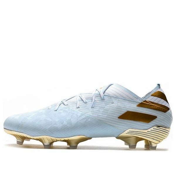 adidas アディダス メンズ スニーカー 【adidas Nemeziz Messi 19.1 FG 15 Year 'Bold Aqua Gold' EE7849】 サイズ US_11(29.0cm)｜asty
