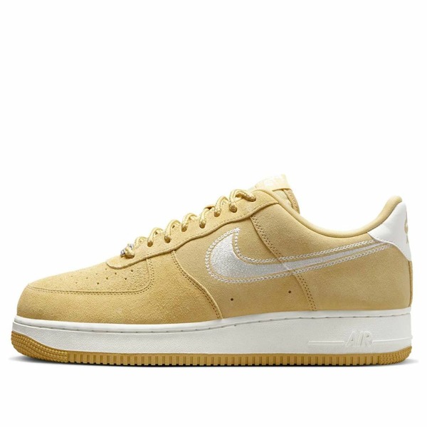 Nike ナイキ メンズ スニーカー  【Nike Air Force 1 Low \u002707 LV8 \u0027Buff Gold Sail Embroidered Swoosh\u0027 HJ4465-700】  大きさ US_M_14