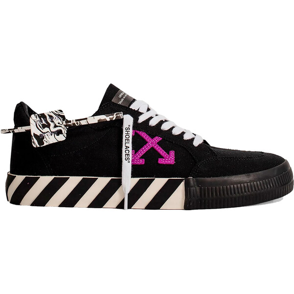 OFF-WHITE オフホワイト メンズ スニーカー 【OFF-WHITE Vulc Low Black Purple】 サイズ US_7(25.0cm) Black|asty