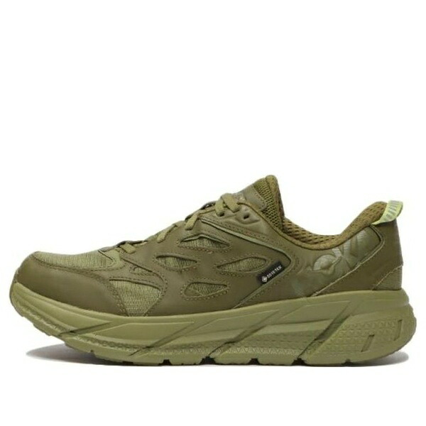 HOKA ONE ONE ホカオネオネ メンズ スニーカー  【HOKA ONE ONE Clifton L Gore Tex \u0027Avocado Green Moss\u0027 1129972-AGMS】  大きさ US_10.5(28.5糎)