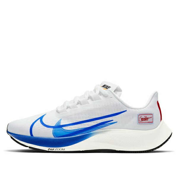 Nike ナイキ メンズ スニーカー  【Nike Air Zoom Pegasus 37 Premium \u0027White Game Royal\u0027 CQ9908-100】  大いさ US_8.5(26.5糎)