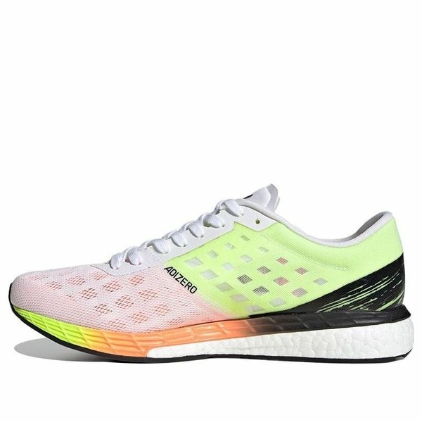 adidas アディダス メンズ スニーカー 【adidas Adizero Boston 9 'White Screaming Orange' H68741】 サイズ US_12.5(30.5cm)｜asty
