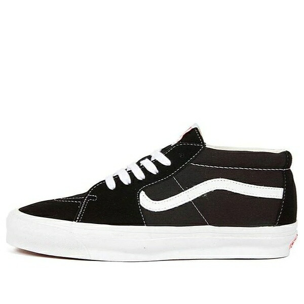 Vans バンズ メンズ スニーカー  【Vans Vaults Sk8-Mid OG LX \u0027Black White\u0027 VN0A4BVCBA2】  大きさ US_6.5(24.5糎)