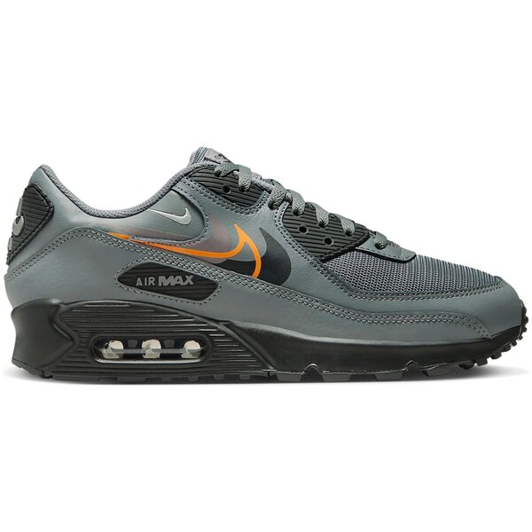 Nike ナイキ メンズ スニーカー 【Nike Air Max 90 Multi Swoosh Smoke Grey Mandarin】 サイズ US_M_14 Smoke Grey/Black｜asty