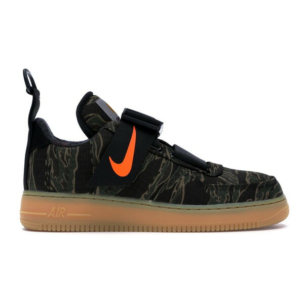 carharrt×Nike Air Force 1 カモ柄×オレンジ27.5cm エア フォース 1 ユーティリティ LOW プレミアム カーハート WIP