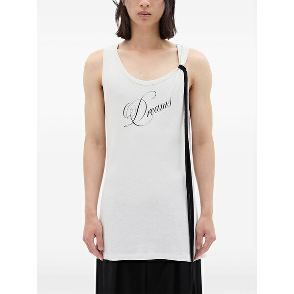 アン ドゥムルメステール メンズ Tシャツ トップス Dreams strap tank top White｜asty 50,280円