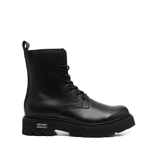 カルト メンズ ブーツ シューズ Lace-up leather boots Black|asty