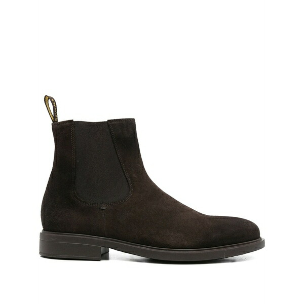 ドンカルズ メンズ ブーツ シューズ Elastic-panel suede boots Brown