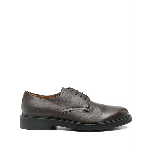 コモン・プロジェクツ メンズ スリッポン・ローファー シューズ Leather loafers Brown|asty